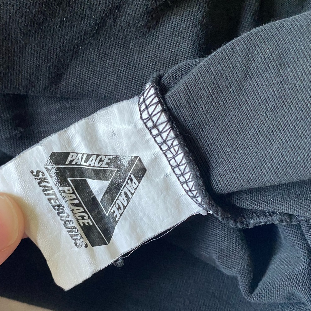 COPY - Palace Glow in the Dark TriFerg Long Sleeve T-Shirt - Black - Large - Picture 3 of 5